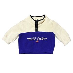 Ralph Lauren Polo Sport American USA Flag 1/4 Zip Sweater Baby 3-6m